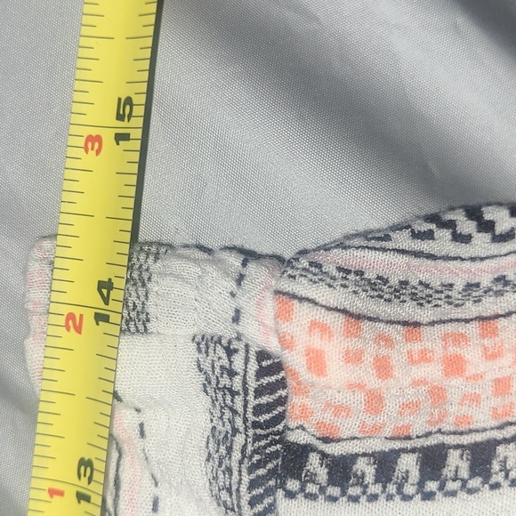 2 Pair Pants Lot Bundle Soft Loungewear White & Verticle Striped Straight Leg S - Picture 12 of 16